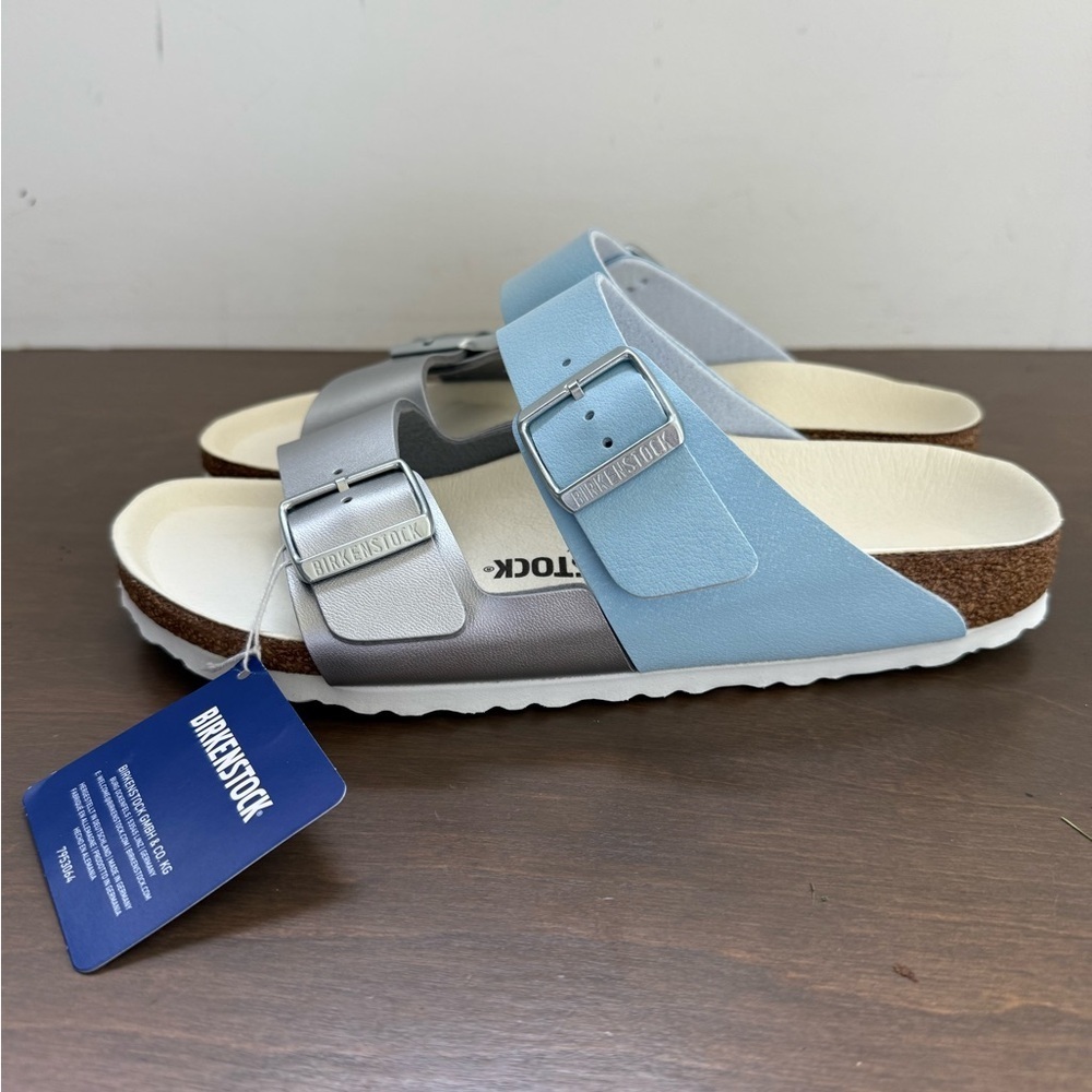 NWT Birkenstock Arizona Split Birko-Flor Sandals •39 - Picture 7 of 12